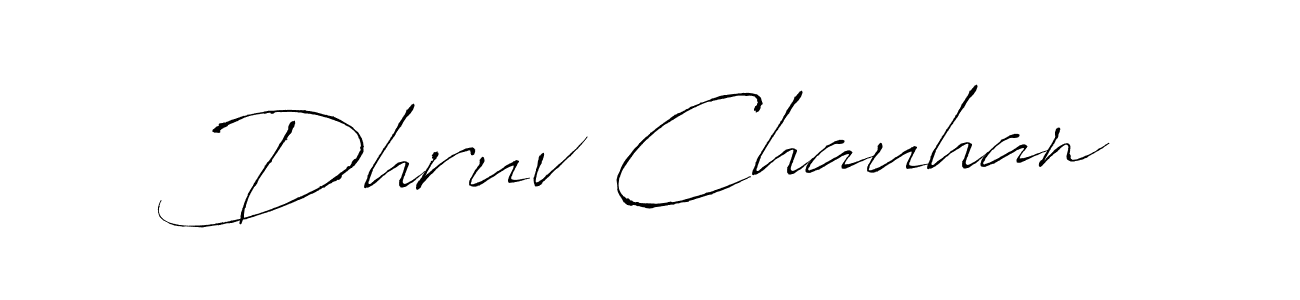 Similarly Antro_Vectra is the best handwritten signature design. Signature creator online .You can use it as an online autograph creator for name Dhruv Chauhan. Dhruv Chauhan signature style 6 images and pictures png