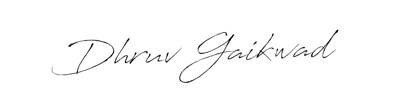 Antro_Vectra is a professional signature style that is perfect for those who want to add a touch of class to their signature. It is also a great choice for those who want to make their signature more unique. Get Dhruv Gaikwad name to fancy signature for free. Dhruv Gaikwad signature style 6 images and pictures png