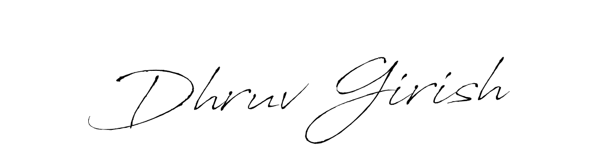 It looks lik you need a new signature style for name Dhruv Girish. Design unique handwritten (Antro_Vectra) signature with our free signature maker in just a few clicks. Dhruv Girish signature style 6 images and pictures png