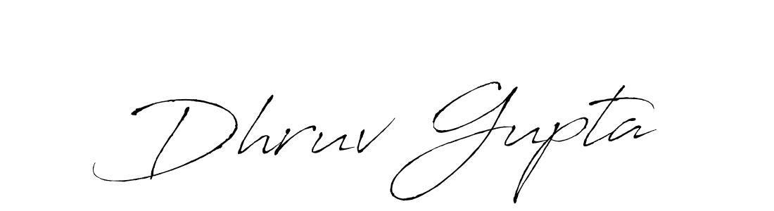Dhruv Gupta stylish signature style. Best Handwritten Sign (Antro_Vectra) for my name. Handwritten Signature Collection Ideas for my name Dhruv Gupta. Dhruv Gupta signature style 6 images and pictures png