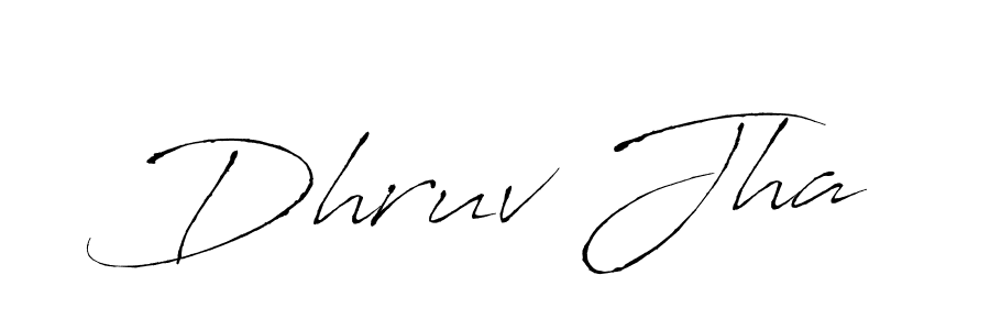 Use a signature maker to create a handwritten signature online. With this signature software, you can design (Antro_Vectra) your own signature for name Dhruv Jha. Dhruv Jha signature style 6 images and pictures png