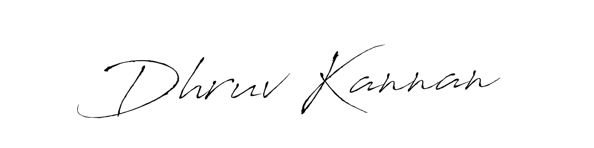 Use a signature maker to create a handwritten signature online. With this signature software, you can design (Antro_Vectra) your own signature for name Dhruv Kannan. Dhruv Kannan signature style 6 images and pictures png