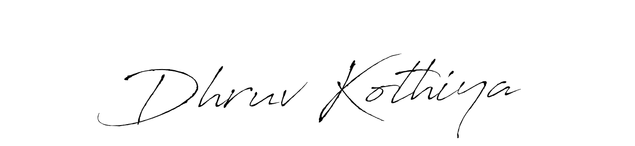 It looks lik you need a new signature style for name Dhruv Kothiya. Design unique handwritten (Antro_Vectra) signature with our free signature maker in just a few clicks. Dhruv Kothiya signature style 6 images and pictures png
