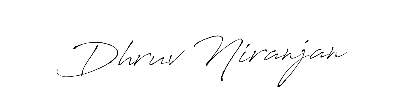 Dhruv Niranjan stylish signature style. Best Handwritten Sign (Antro_Vectra) for my name. Handwritten Signature Collection Ideas for my name Dhruv Niranjan. Dhruv Niranjan signature style 6 images and pictures png