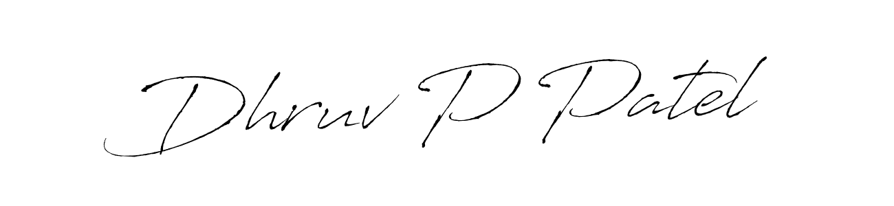 Make a beautiful signature design for name Dhruv P Patel. Use this online signature maker to create a handwritten signature for free. Dhruv P Patel signature style 6 images and pictures png