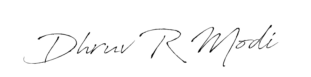 Also we have Dhruv R Modi name is the best signature style. Create professional handwritten signature collection using Antro_Vectra autograph style. Dhruv R Modi signature style 6 images and pictures png