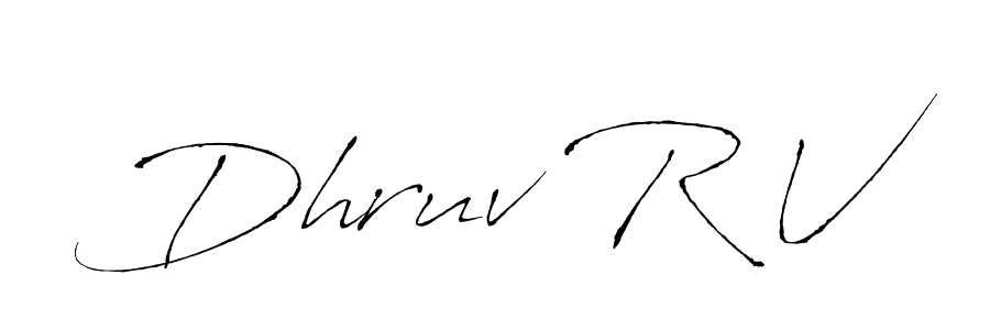 Here are the top 10 professional signature styles for the name Dhruv R V. These are the best autograph styles you can use for your name. Dhruv R V signature style 6 images and pictures png