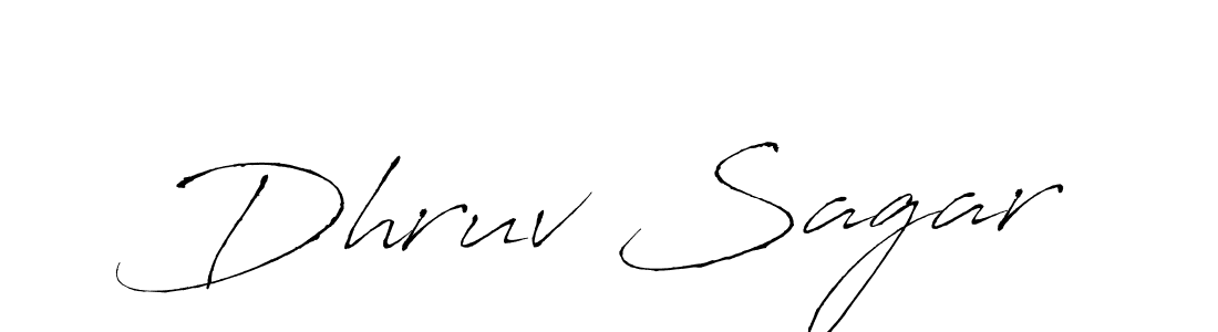 Similarly Antro_Vectra is the best handwritten signature design. Signature creator online .You can use it as an online autograph creator for name Dhruv Sagar. Dhruv Sagar signature style 6 images and pictures png