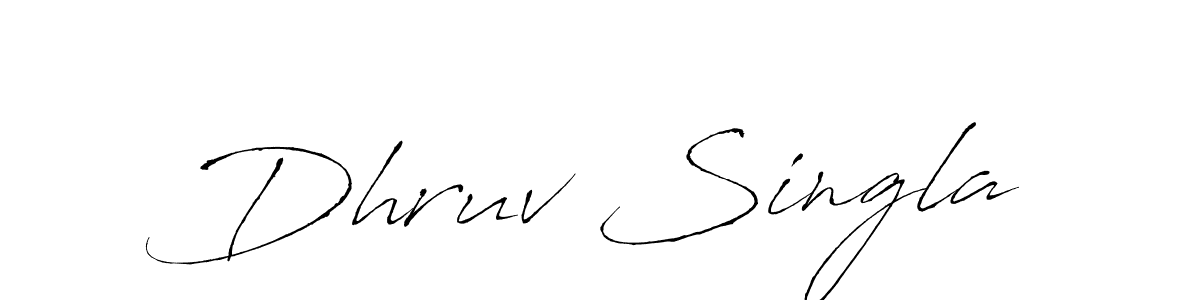 Also we have Dhruv Singla name is the best signature style. Create professional handwritten signature collection using Antro_Vectra autograph style. Dhruv Singla signature style 6 images and pictures png