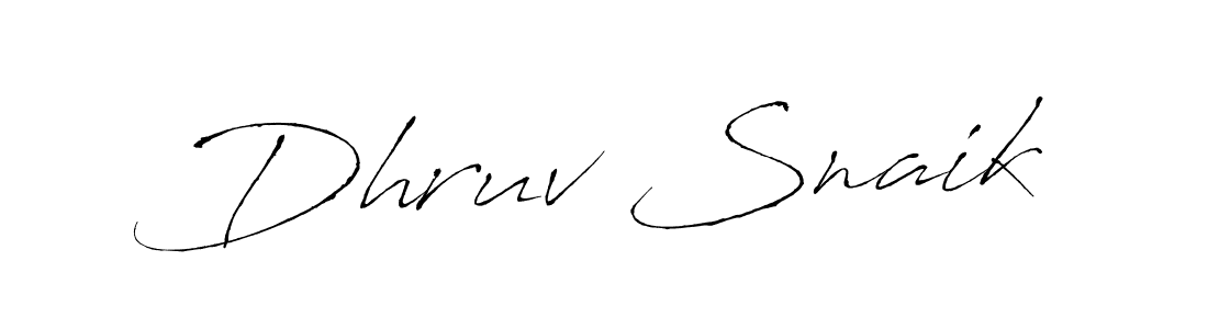 You should practise on your own different ways (Antro_Vectra) to write your name (Dhruv Snaik) in signature. don't let someone else do it for you. Dhruv Snaik signature style 6 images and pictures png