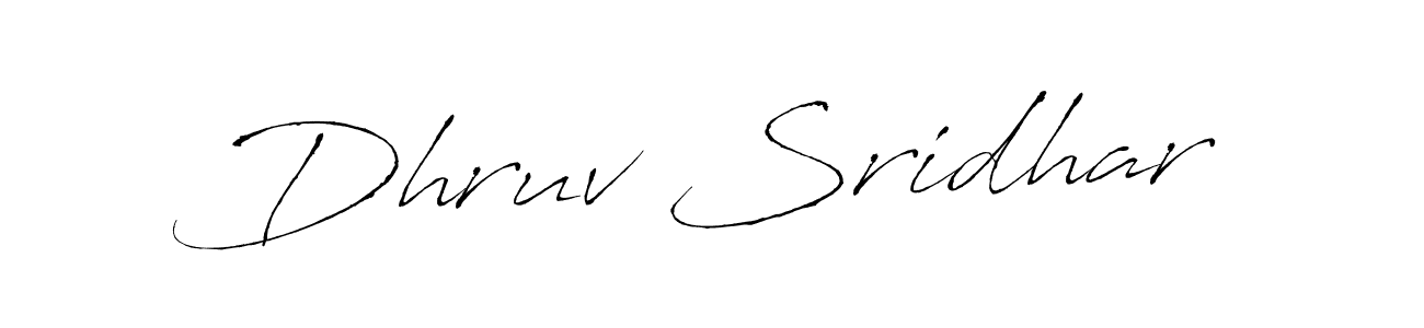 Use a signature maker to create a handwritten signature online. With this signature software, you can design (Antro_Vectra) your own signature for name Dhruv Sridhar. Dhruv Sridhar signature style 6 images and pictures png