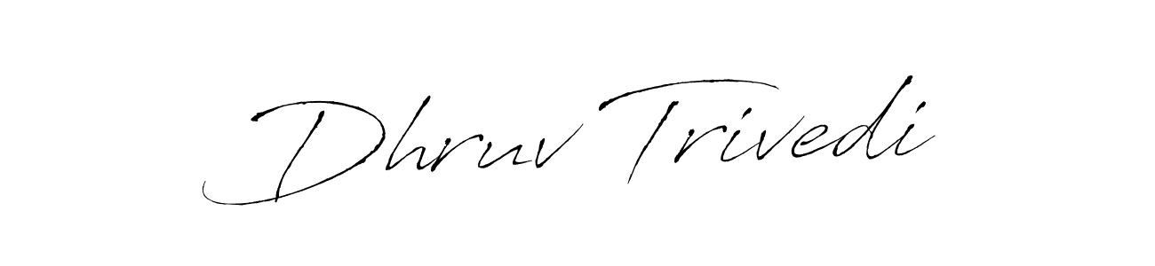 Similarly Antro_Vectra is the best handwritten signature design. Signature creator online .You can use it as an online autograph creator for name Dhruv Trivedi. Dhruv Trivedi signature style 6 images and pictures png
