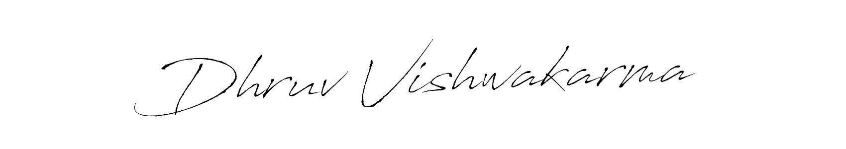 Use a signature maker to create a handwritten signature online. With this signature software, you can design (Antro_Vectra) your own signature for name Dhruv Vishwakarma. Dhruv Vishwakarma signature style 6 images and pictures png