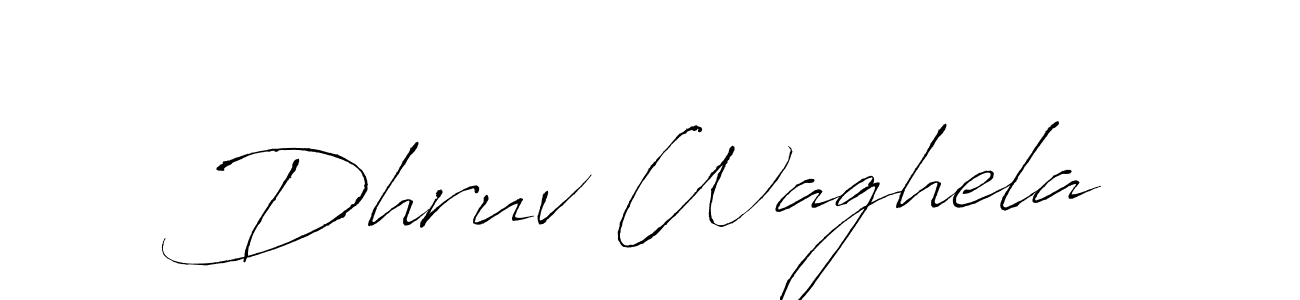 Antro_Vectra is a professional signature style that is perfect for those who want to add a touch of class to their signature. It is also a great choice for those who want to make their signature more unique. Get Dhruv Waghela name to fancy signature for free. Dhruv Waghela signature style 6 images and pictures png