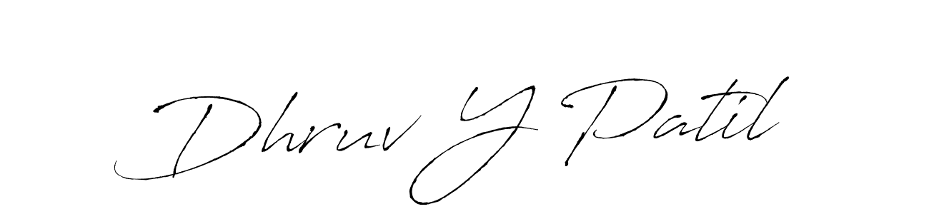 Use a signature maker to create a handwritten signature online. With this signature software, you can design (Antro_Vectra) your own signature for name Dhruv Y Patil. Dhruv Y Patil signature style 6 images and pictures png