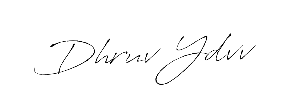 Antro_Vectra is a professional signature style that is perfect for those who want to add a touch of class to their signature. It is also a great choice for those who want to make their signature more unique. Get Dhruv Ydvv name to fancy signature for free. Dhruv Ydvv signature style 6 images and pictures png