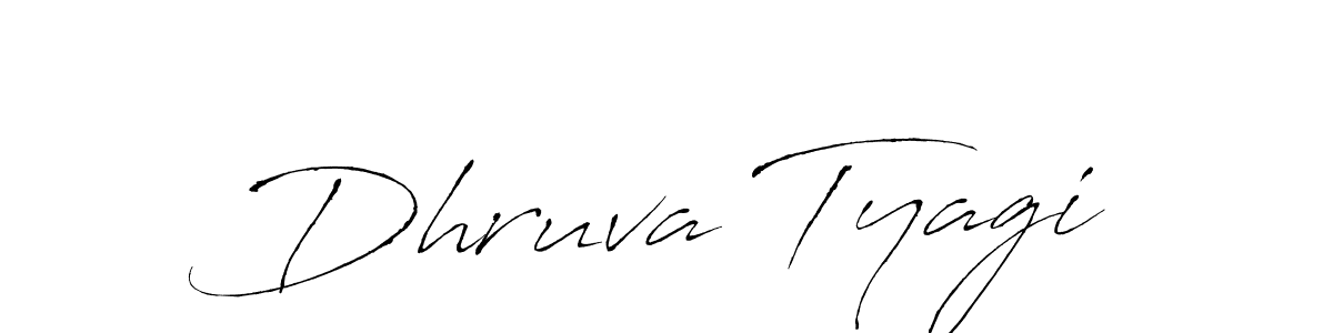 Use a signature maker to create a handwritten signature online. With this signature software, you can design (Antro_Vectra) your own signature for name Dhruva Tyagi. Dhruva Tyagi signature style 6 images and pictures png