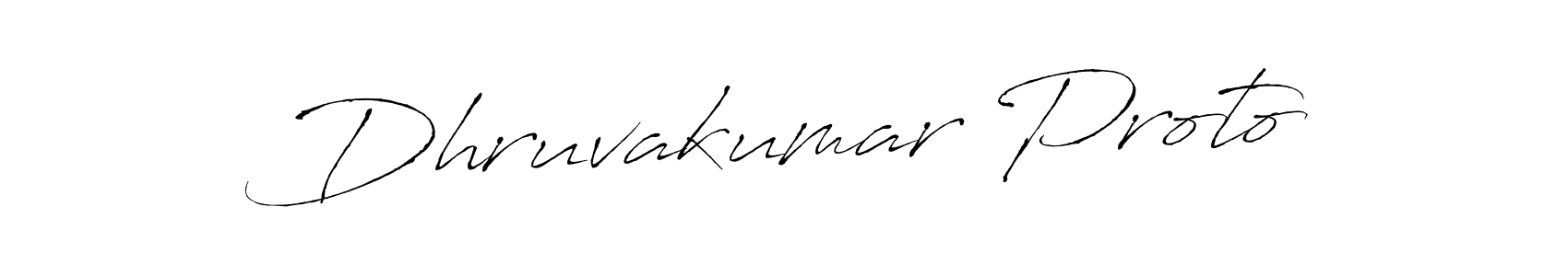 Dhruvakumar Proto stylish signature style. Best Handwritten Sign (Antro_Vectra) for my name. Handwritten Signature Collection Ideas for my name Dhruvakumar Proto. Dhruvakumar Proto signature style 6 images and pictures png