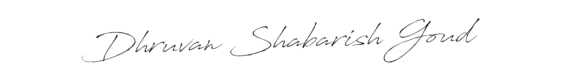 You can use this online signature creator to create a handwritten signature for the name Dhruvan Shabarish Goud. This is the best online autograph maker. Dhruvan Shabarish Goud signature style 6 images and pictures png