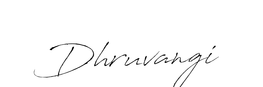 Dhruvangi stylish signature style. Best Handwritten Sign (Antro_Vectra) for my name. Handwritten Signature Collection Ideas for my name Dhruvangi. Dhruvangi signature style 6 images and pictures png