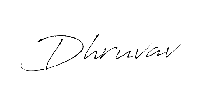 Create a beautiful signature design for name Dhruvav. With this signature (Antro_Vectra) fonts, you can make a handwritten signature for free. Dhruvav signature style 6 images and pictures png