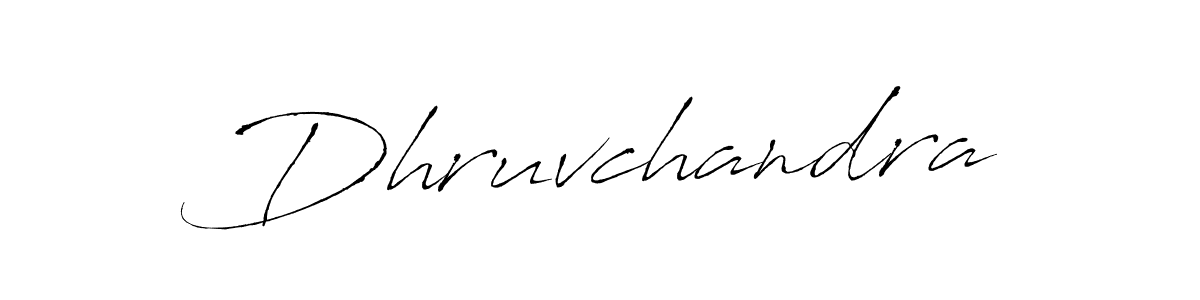 Design your own signature with our free online signature maker. With this signature software, you can create a handwritten (Antro_Vectra) signature for name Dhruvchandra. Dhruvchandra signature style 6 images and pictures png