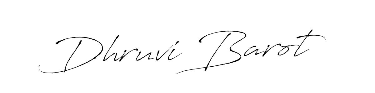 You should practise on your own different ways (Antro_Vectra) to write your name (Dhruvi Barot) in signature. don't let someone else do it for you. Dhruvi Barot signature style 6 images and pictures png