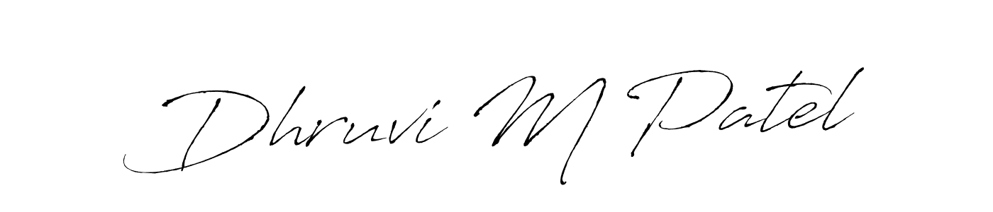 Also You can easily find your signature by using the search form. We will create Dhruvi M Patel name handwritten signature images for you free of cost using Antro_Vectra sign style. Dhruvi M Patel signature style 6 images and pictures png