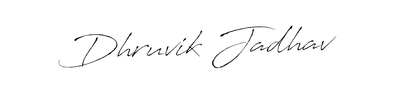 Similarly Antro_Vectra is the best handwritten signature design. Signature creator online .You can use it as an online autograph creator for name Dhruvik Jadhav. Dhruvik Jadhav signature style 6 images and pictures png