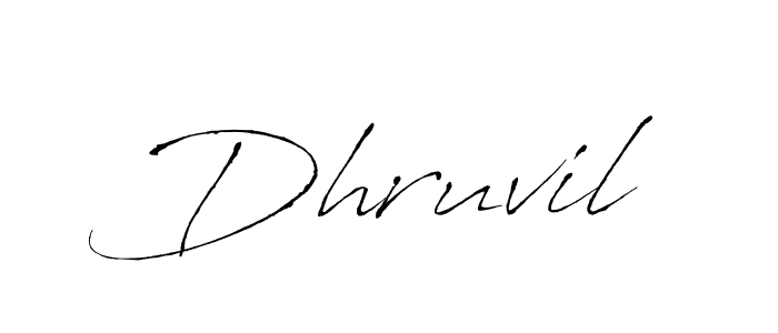 Design your own signature with our free online signature maker. With this signature software, you can create a handwritten (Antro_Vectra) signature for name Dhruvil. Dhruvil signature style 6 images and pictures png