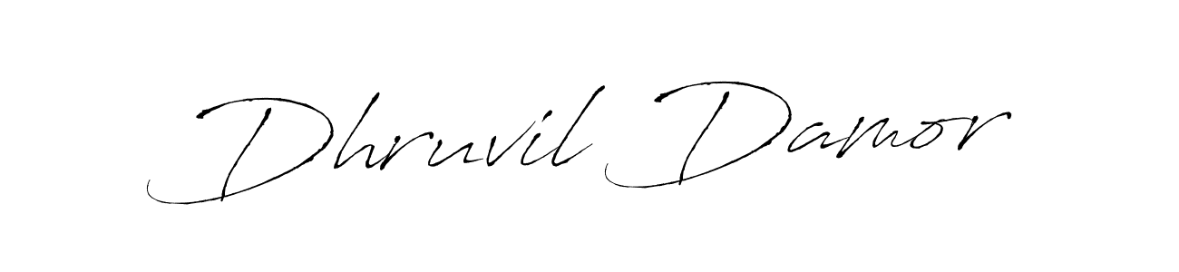 This is the best signature style for the Dhruvil Damor name. Also you like these signature font (Antro_Vectra). Mix name signature. Dhruvil Damor signature style 6 images and pictures png