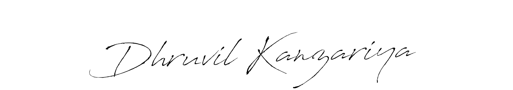 The best way (Antro_Vectra) to make a short signature is to pick only two or three words in your name. The name Dhruvil Kanzariya include a total of six letters. For converting this name. Dhruvil Kanzariya signature style 6 images and pictures png
