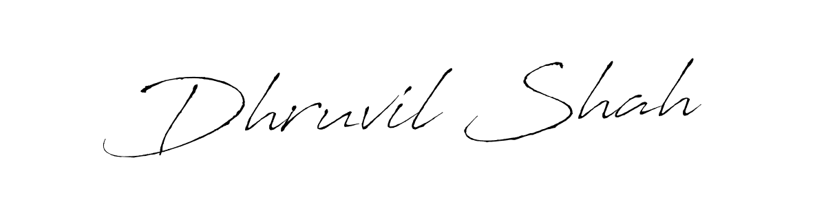 Make a beautiful signature design for name Dhruvil Shah. Use this online signature maker to create a handwritten signature for free. Dhruvil Shah signature style 6 images and pictures png