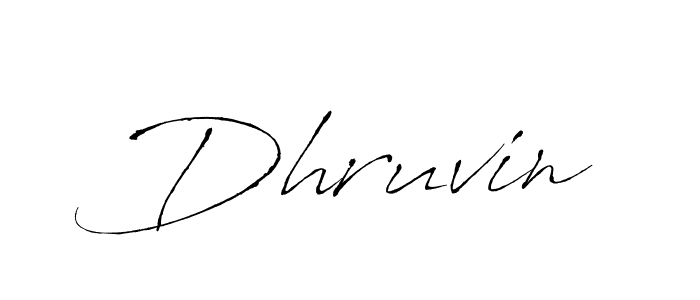 Design your own signature with our free online signature maker. With this signature software, you can create a handwritten (Antro_Vectra) signature for name Dhruvin. Dhruvin signature style 6 images and pictures png