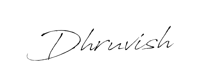 Make a beautiful signature design for name Dhruvish. Use this online signature maker to create a handwritten signature for free. Dhruvish signature style 6 images and pictures png