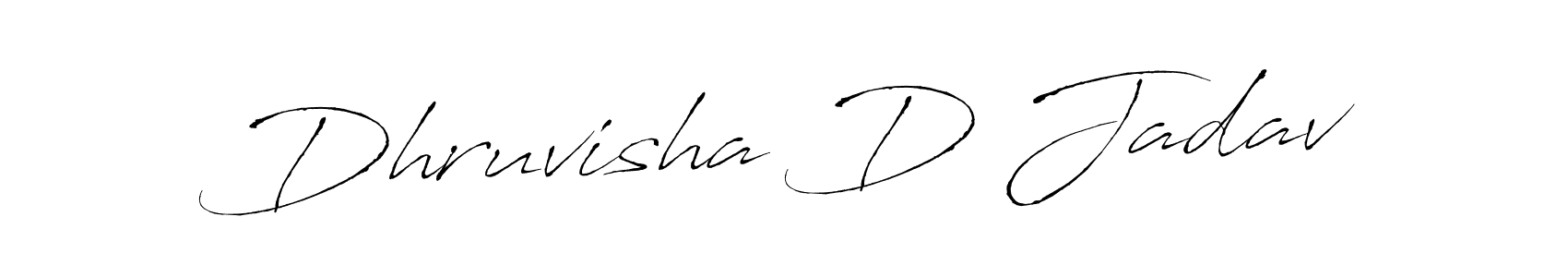 It looks lik you need a new signature style for name Dhruvisha D Jadav. Design unique handwritten (Antro_Vectra) signature with our free signature maker in just a few clicks. Dhruvisha D Jadav signature style 6 images and pictures png