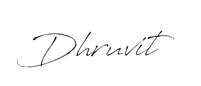 How to make Dhruvit signature? Antro_Vectra is a professional autograph style. Create handwritten signature for Dhruvit name. Dhruvit signature style 6 images and pictures png