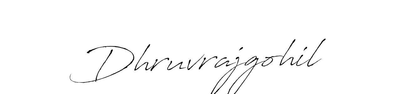 You should practise on your own different ways (Antro_Vectra) to write your name (Dhruvrajgohil) in signature. don't let someone else do it for you. Dhruvrajgohil signature style 6 images and pictures png