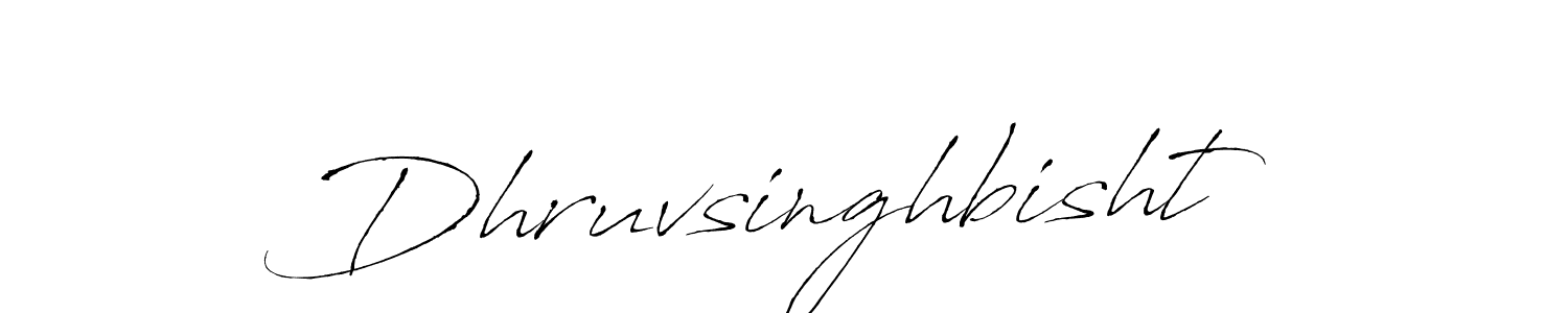 Create a beautiful signature design for name Dhruvsinghbisht. With this signature (Antro_Vectra) fonts, you can make a handwritten signature for free. Dhruvsinghbisht signature style 6 images and pictures png