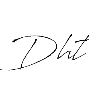 Design your own signature with our free online signature maker. With this signature software, you can create a handwritten (Antro_Vectra) signature for name Dht. Dht signature style 6 images and pictures png