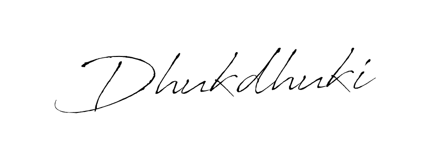 Use a signature maker to create a handwritten signature online. With this signature software, you can design (Antro_Vectra) your own signature for name Dhukdhuki. Dhukdhuki signature style 6 images and pictures png