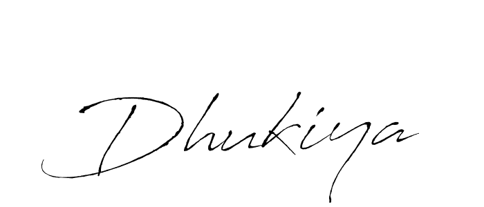 Use a signature maker to create a handwritten signature online. With this signature software, you can design (Antro_Vectra) your own signature for name Dhukiya. Dhukiya signature style 6 images and pictures png