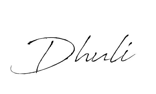 How to Draw Dhuli signature style? Antro_Vectra is a latest design signature styles for name Dhuli. Dhuli signature style 6 images and pictures png