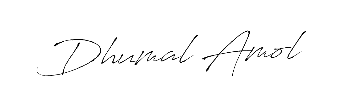 Create a beautiful signature design for name Dhumal Amol. With this signature (Antro_Vectra) fonts, you can make a handwritten signature for free. Dhumal Amol signature style 6 images and pictures png