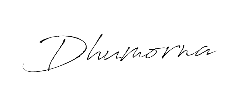 Use a signature maker to create a handwritten signature online. With this signature software, you can design (Antro_Vectra) your own signature for name Dhumorna. Dhumorna signature style 6 images and pictures png