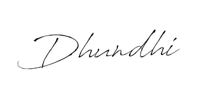 How to make Dhundhi name signature. Use Antro_Vectra style for creating short signs online. This is the latest handwritten sign. Dhundhi signature style 6 images and pictures png