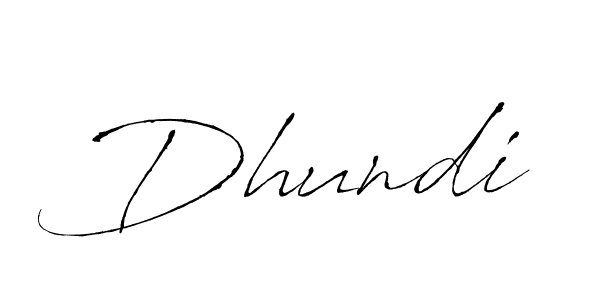 Create a beautiful signature design for name Dhundi. With this signature (Antro_Vectra) fonts, you can make a handwritten signature for free. Dhundi signature style 6 images and pictures png