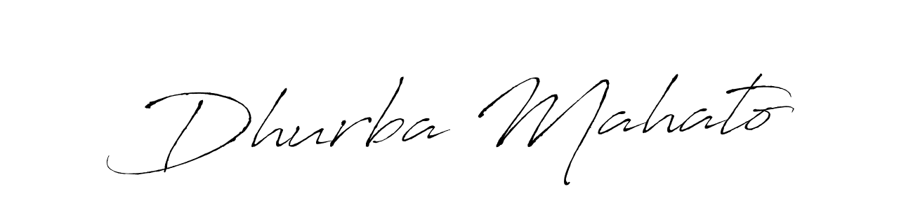 Make a beautiful signature design for name Dhurba Mahato. With this signature (Antro_Vectra) style, you can create a handwritten signature for free. Dhurba Mahato signature style 6 images and pictures png