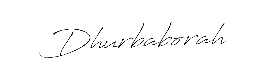Make a beautiful signature design for name Dhurbaborah. With this signature (Antro_Vectra) style, you can create a handwritten signature for free. Dhurbaborah signature style 6 images and pictures png