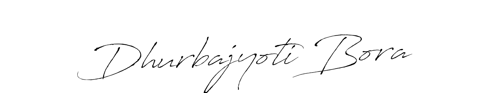 Antro_Vectra is a professional signature style that is perfect for those who want to add a touch of class to their signature. It is also a great choice for those who want to make their signature more unique. Get Dhurbajyoti Bora name to fancy signature for free. Dhurbajyoti Bora signature style 6 images and pictures png